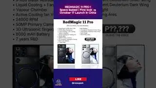 REDMAGIC 11 Pro Leaks: Specs, Benchmarks & October 17 Launch!