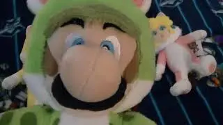 Super Mario 3D World Cat Mario, Cat Luigi & Cat Peach Plush Review