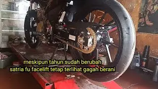 Satria FU FACELIFT terlihat gagah berani di tahun 2026 ini