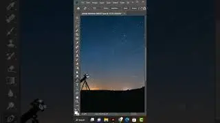 Telescope to the sky soft light effect in photoshop cc tutorial 🔭#lighteffect  #youtubeshorts