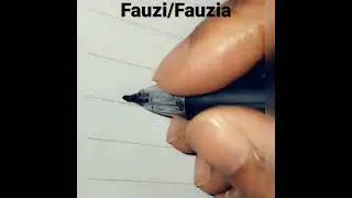 Fauzi/Fauzia 🌹l Try your Nick Names as Signature 🥳 #nicks #names #signature #style #shorts