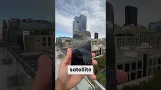 Testing Satellite features on iPhone 16 in New York City