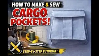 How to Sew a Cargo Pocket | Step-by-Step Sewing Tutorial for Beginners