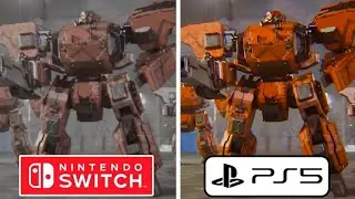 Front Mission 3 Remake PS5 vs Nintendo Switch Graphics Comparison