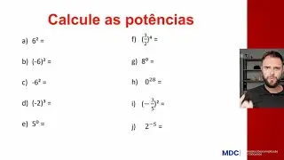 LISTA DE EXERC&Iacute;CIOS DE POTENCIA&Ccedil;&Atilde;O #concursos #matematica