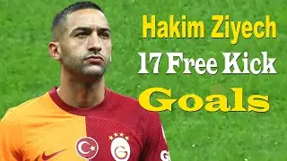 Hakim Ziyech All 17 Free Kick Goals