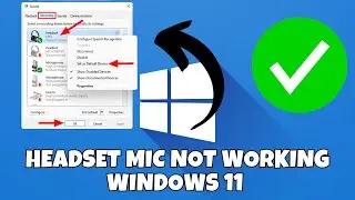 How to Fix Headset Mic Not Working Windows 11 || Headset Mic Not Working 2023