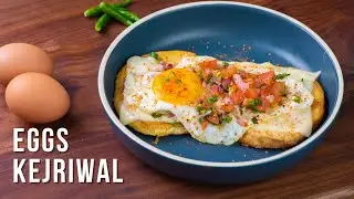 Eggs Kejriwal Mumbai Style and NYC Style | Delicious Indian street food style breakfast egg |