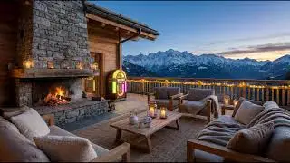 Soulful Cape Jazz for Dinner & Cooking 🍷 Elegant Winter Cabin with Jukebox Music