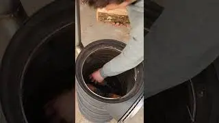 Stove idea with car rims! #hack #diy #beautifultools #guttermaintenance #tools #diygarage