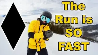 Snowboarding the BEST Black Diamond at Keystone Ski Resort  - (Season 6, Day 106)
