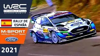 WRC Rally Action : M-Sport Ford : WRC RallyRACC - Rally de Espa&ntilde;a 2021 Day 2 Greensmith + Fourmaux