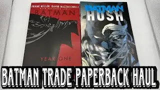 Batman Trade Paperback Haul | Year One, Hush, Long Holloween, & Dark Victory