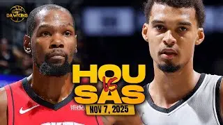 San Antonio Spurs vs Houston Rockets Full Game Highlights | Nov 7, 2025 | FreeDawkins