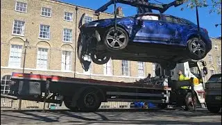 Crashed vehicle collection Recovery in London #automobile