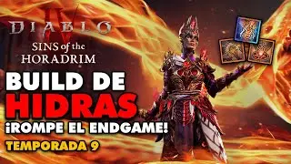 DIABLO 4 TEMPORADA 9 | &iexcl;LA MEJOR BUILD de HECHICERA para ARRASAR EL ENDGAME! 🔥 BUILD DE HIDRAS 🐍