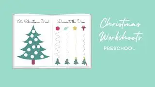 Christmas Preschool Worksheets- Preschool Activity, Early Learning