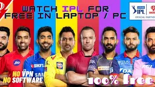 How to watch ipl in pc/laptop [2020] | Free #GangsterTech