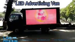 Mobile LED Screen Advertising Van at Dhaka, Bangladesh