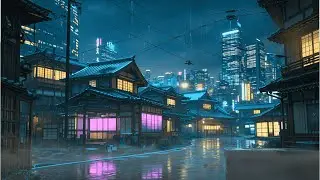 Neon Dreams | Cyberpunk Lofi Rainy Night