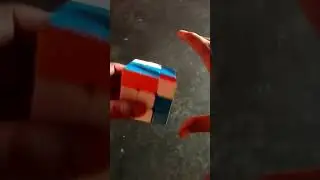 0.01 second To solve Rubik's cube #shorts #viral #trending