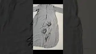 Fabulous cross stitch design for kurta | cross stitch pattern | ponto cruz |