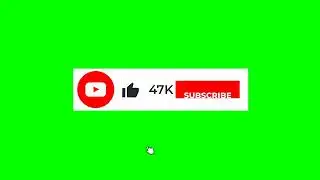 YouTube Subscribe Pop-Up | Green Screen Animation for Videos