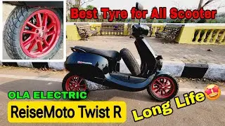 🔥Best Tyre for ALL the PETROL & ELECTRIC SCOOTER🛵| @reisemoto Reise TwistR| Long Life