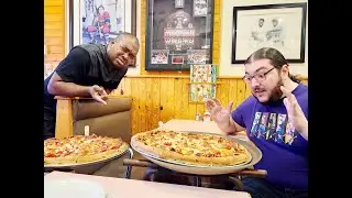 2 Otakus, 2 GIANT PIZZAS: Pizza Spano's MEAT LOVERS CHALLENGE - Otaku Eats