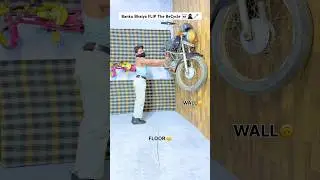 Banku Bhaiya FLIP The BeCycle ☠️🥷🗡️ #shorts #bankubhaiya #ashortaday