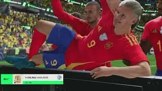 EA SPORTS FC 25. Asistencia de Beckham 88 (carta Icono) y Chilena de Haaland 91 (carta Oro &Uacute;nico)