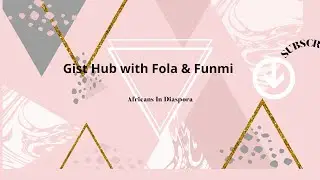 Leg Chain, Nose Piercing & Tattoo Criticism Among Africans @ Gist Hub with Fola & Funmi