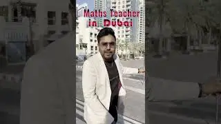 Maths Teacher In Dubai😅Solve this ? comment the answer #maths #gaganpratapsir #burjkhalifa