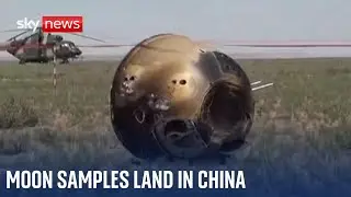 Moon: China becomes first country to bring back samples from the far side of the moon