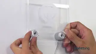LED sign standoff installation tutorial