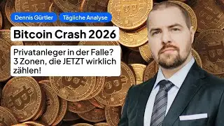 Bitcoin Crash 2026 - Privatanleger in der Falle? 3 Zonen, die JETZT wirklich zählen!
