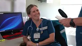 Middlesex Health Nurses Having Fun and Talking About Magnet Nursing