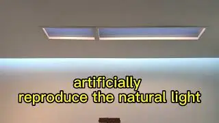 Tuya 600x600 Square LED Fake Window Artificial Sunlight Skylight