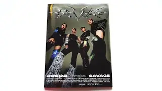 [ASMR] Unboxing aespa 에스파 1st Korean Mini Album Savage (Hallucination Quest Edition)