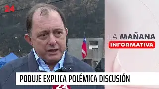 Poduje explica impasse con asistente en seminario por reconstrucción | 24 Horas TVN Chile