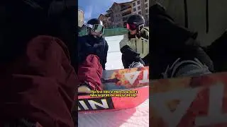 Maddy Schaffrick Gives Angie Lassman a Snowboarding Lesson