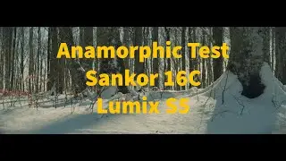 Anamorphic Snow - Lumix S5 - Sankor 16C - Canon FD 50mm f1.8