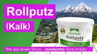 Rollputz einfach verputzen - wie aus einem St&uuml;ck - streifenfrei ohne Ansatz &hellip;