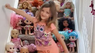 Dolls Dance Party and School with Olivia (Pretend Play Vlog) 2020
