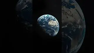 🌍 Земля без атмосферы  #земля #space #ai #planet
