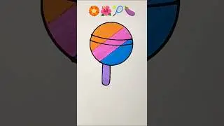 Как рисовать 🌺🎾🍆🏵️ #увлекательно #короткийрисунок #простойрисунок #живопись #искусство
