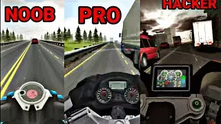NOOB vs PRO vs HACKER How To play Traffic Rider Game😱
