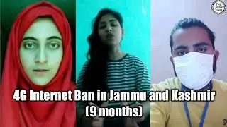 Youth on 4G internet ban in Jammu and Kashmir | Live on Facebook