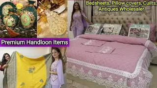 Premium Quality Bed Sheets, Cuilt, Pillows Handloom & Decor Wholesaler Delhi |  Jaipuri Handloom.