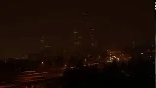 Seattle Skyline from Jose Rizal Bridge (Beacon Hill) during 2020 fire season smoke